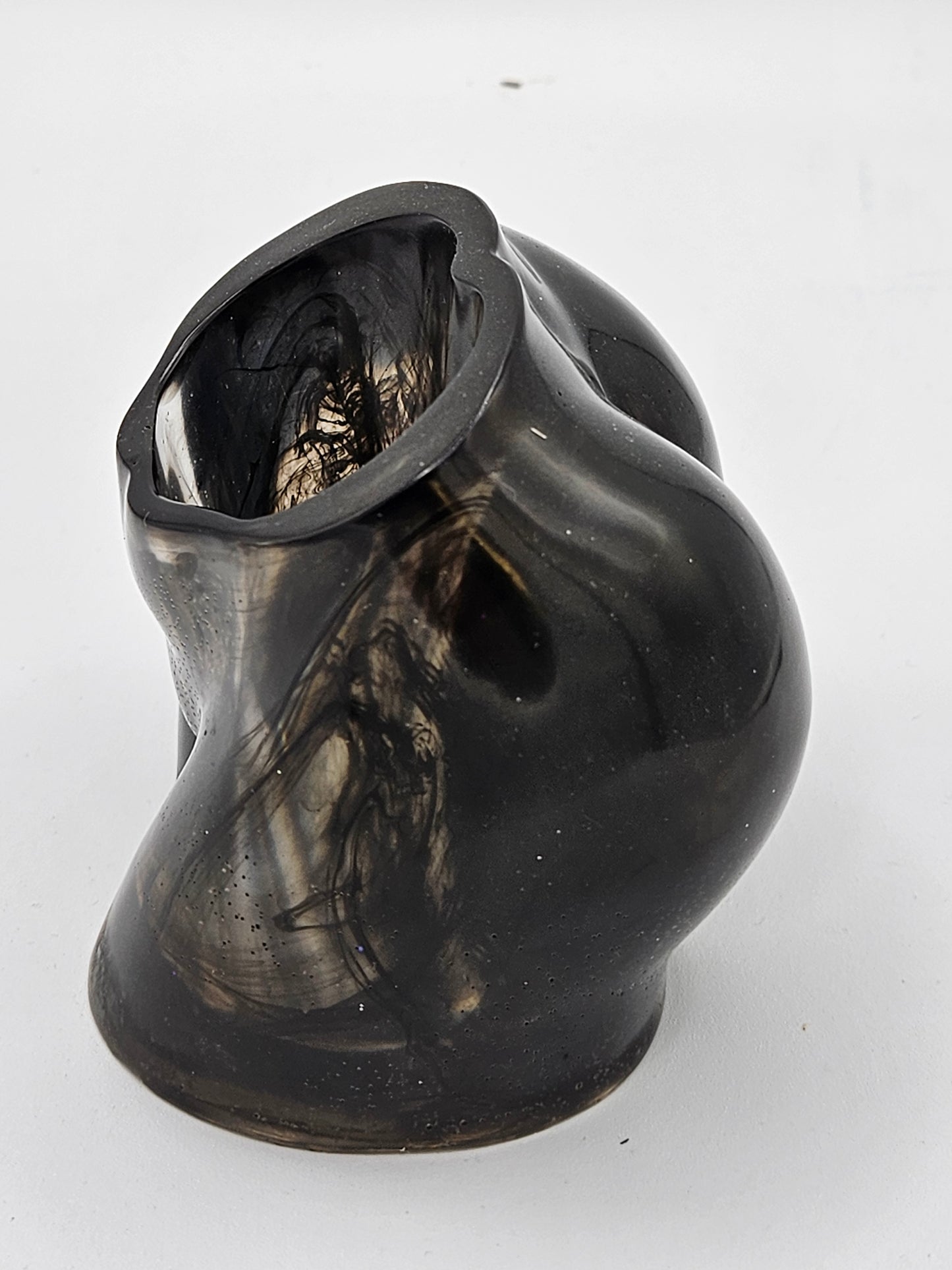 Midnight Smoke Luscious Derriere Vase