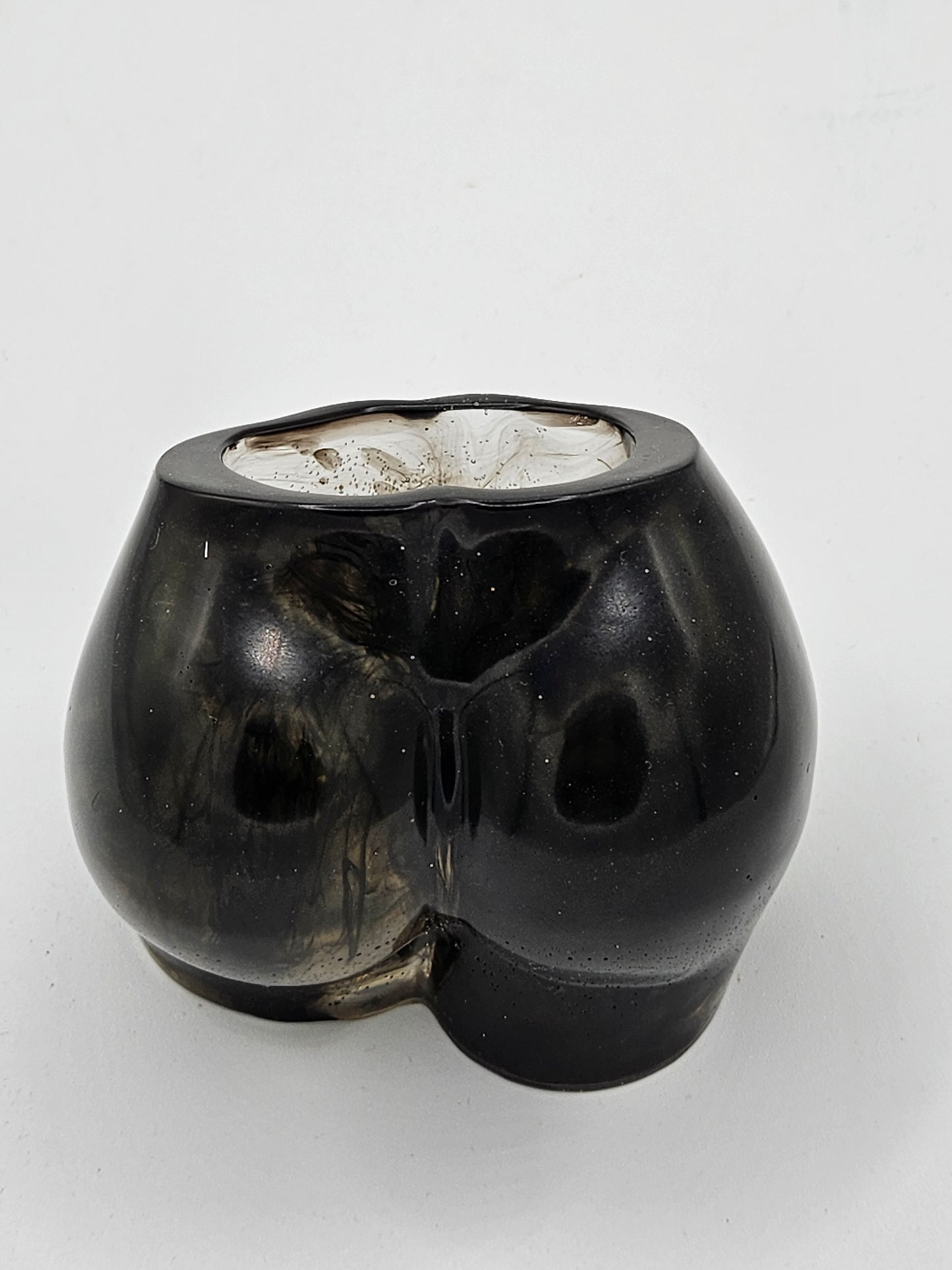 Midnight Smoke Luscious Derriere Vase
