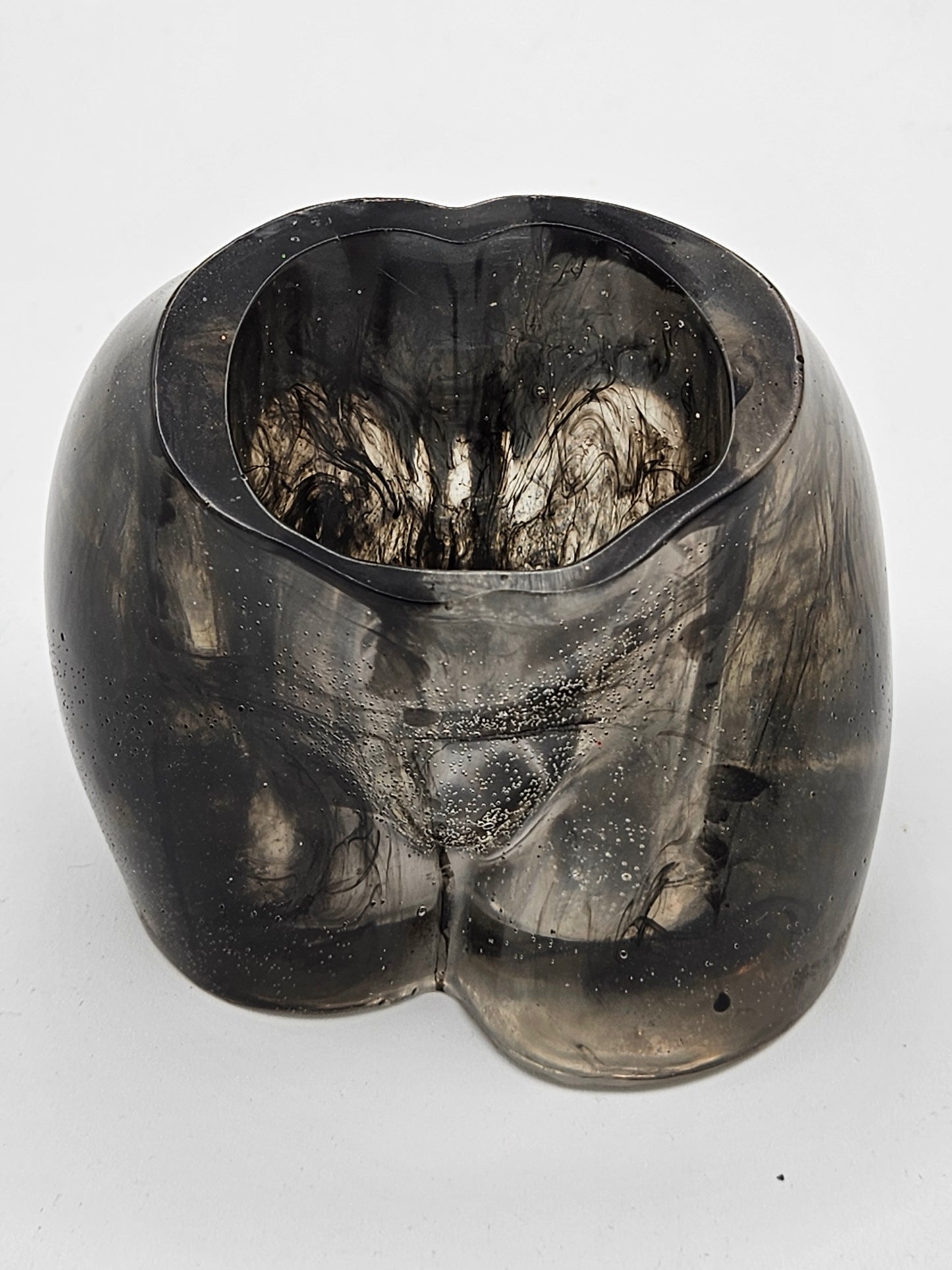 Dark Smoke Luscious Derriere Vase
