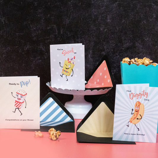 Hot Dog Vintage Lobby Concessions Funny Birthday Card