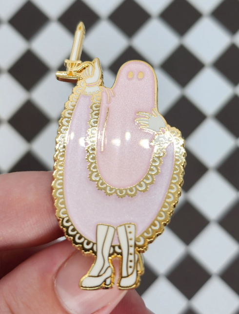 Victorian Ghost Inspired Enamel Pin