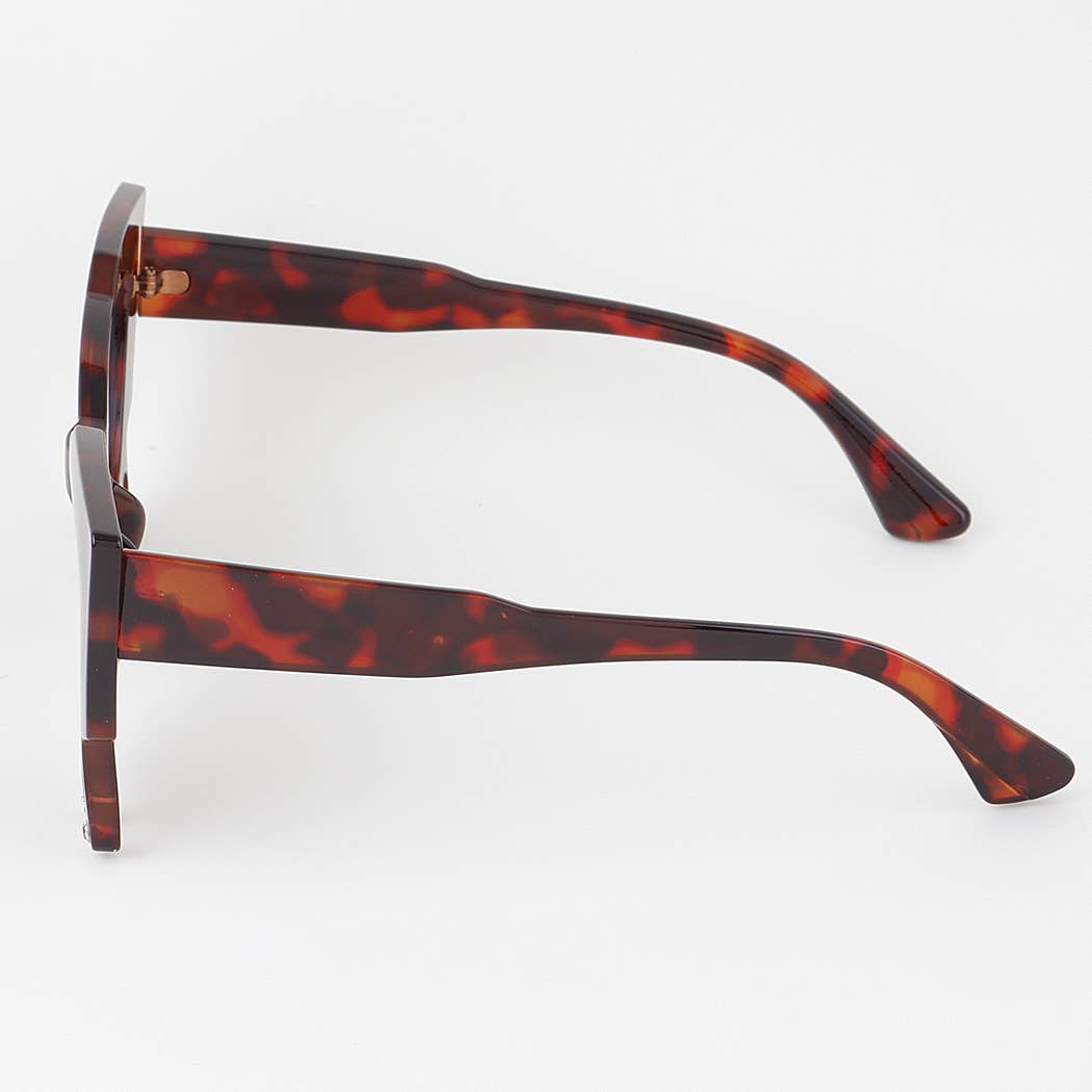 Sharp Cateye Melting Sunglasses