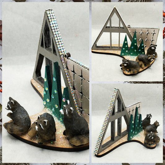 Trash Panda MCM Ornaments