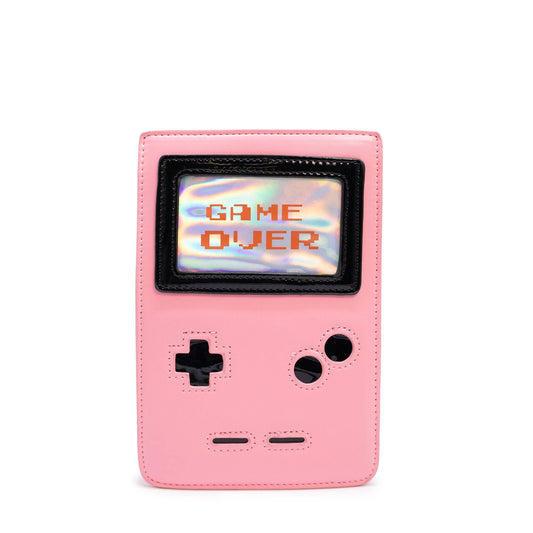 Pink Retro 8-Bit Gamer Handbag