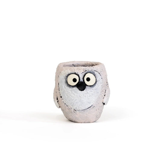 Flurry - Snowy Owl Planter by Blob House™