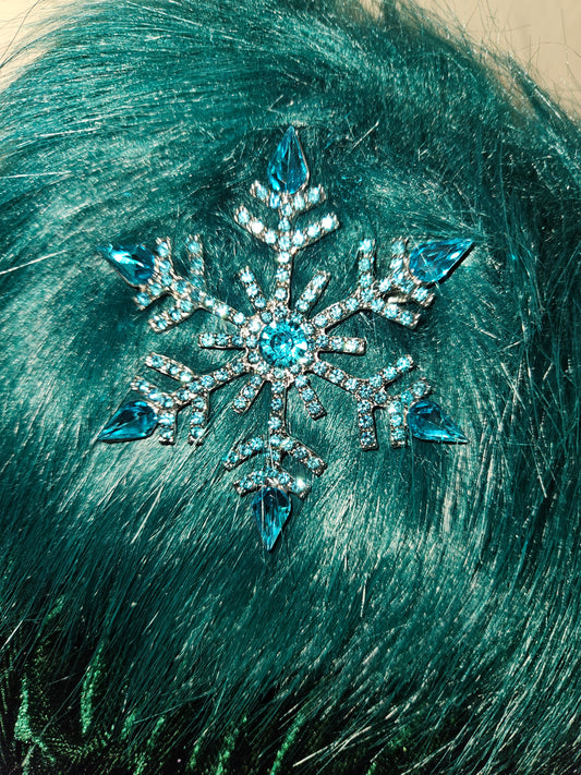 Polka Dot Fur Trim Stocking