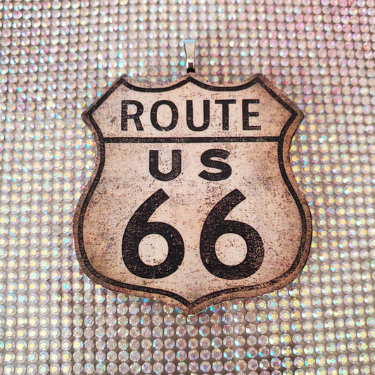 Route 66 Sign Ornament