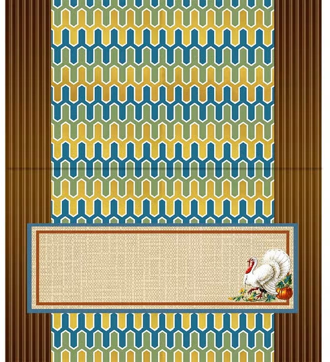 Vintage Turkey Placecards