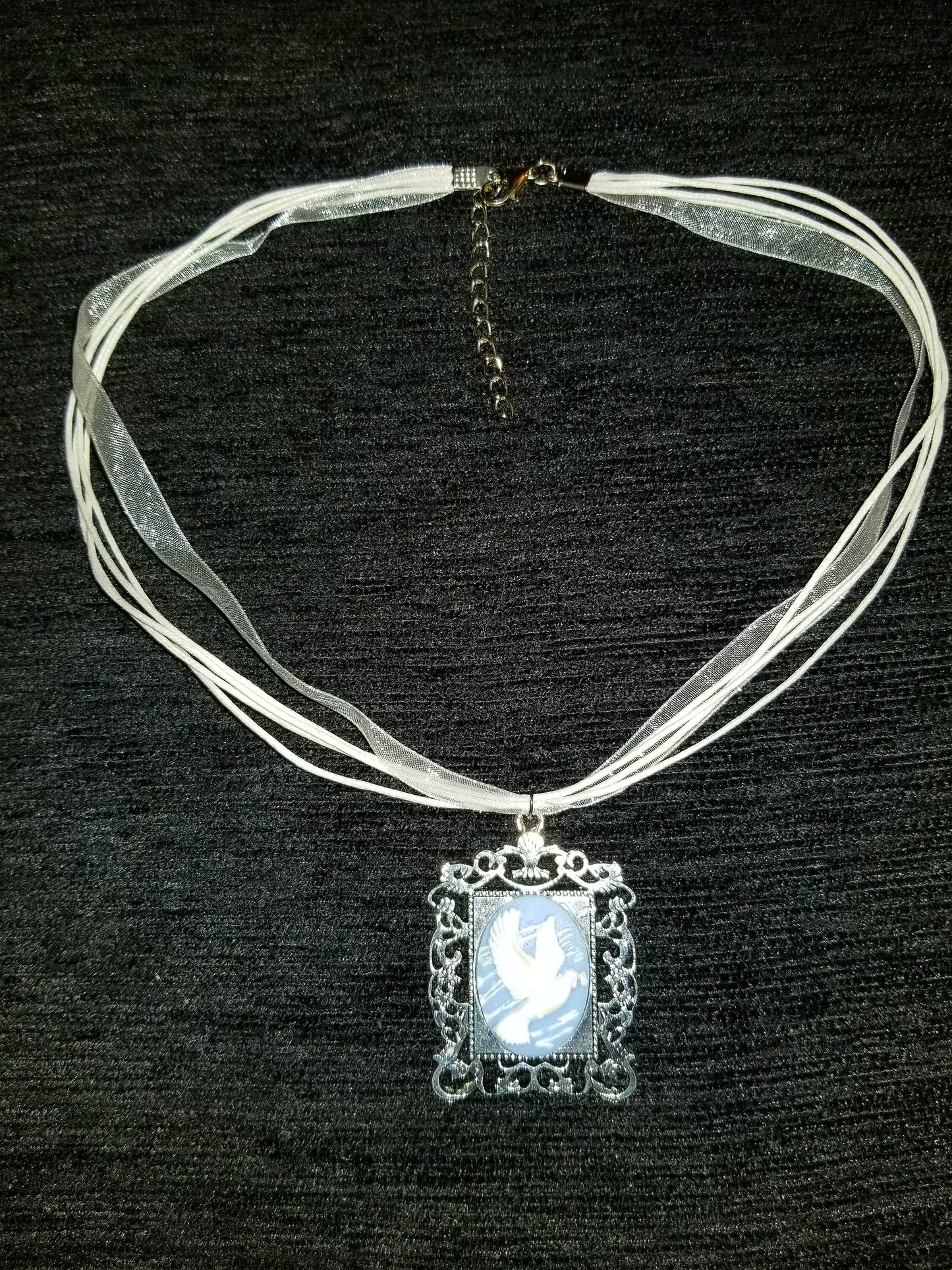 Dove Cameo Necklace