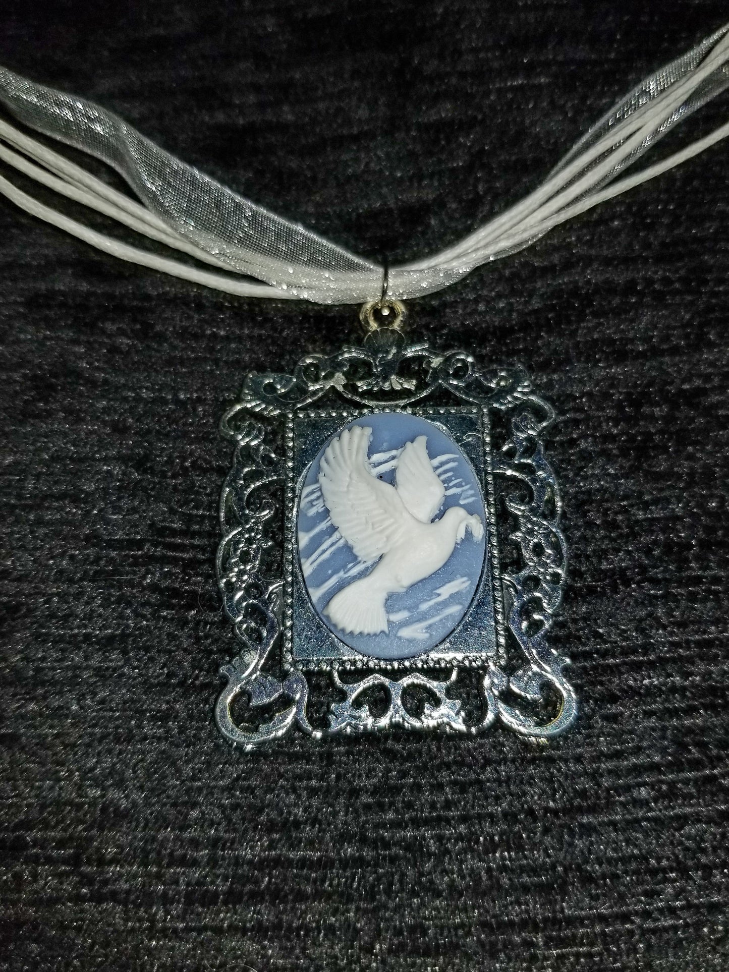 Dove Cameo Necklace