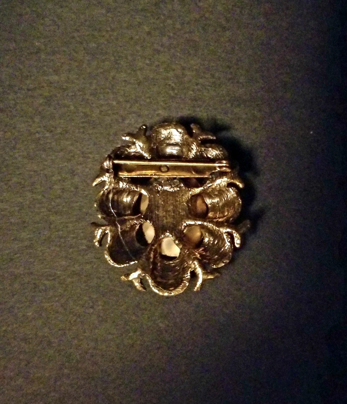 Victorian Dark Fuchsia Brooch