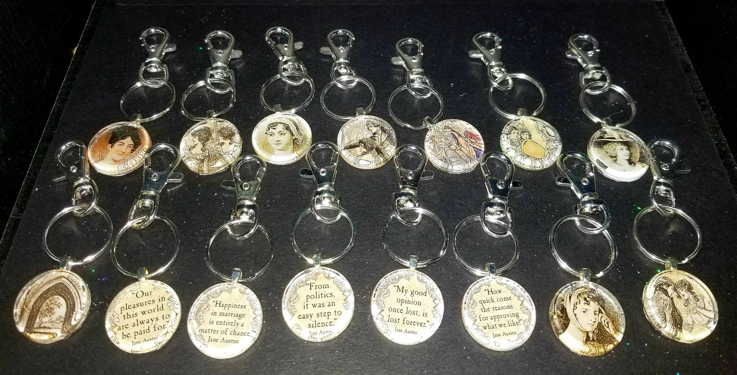 Jane Austen Key Chains