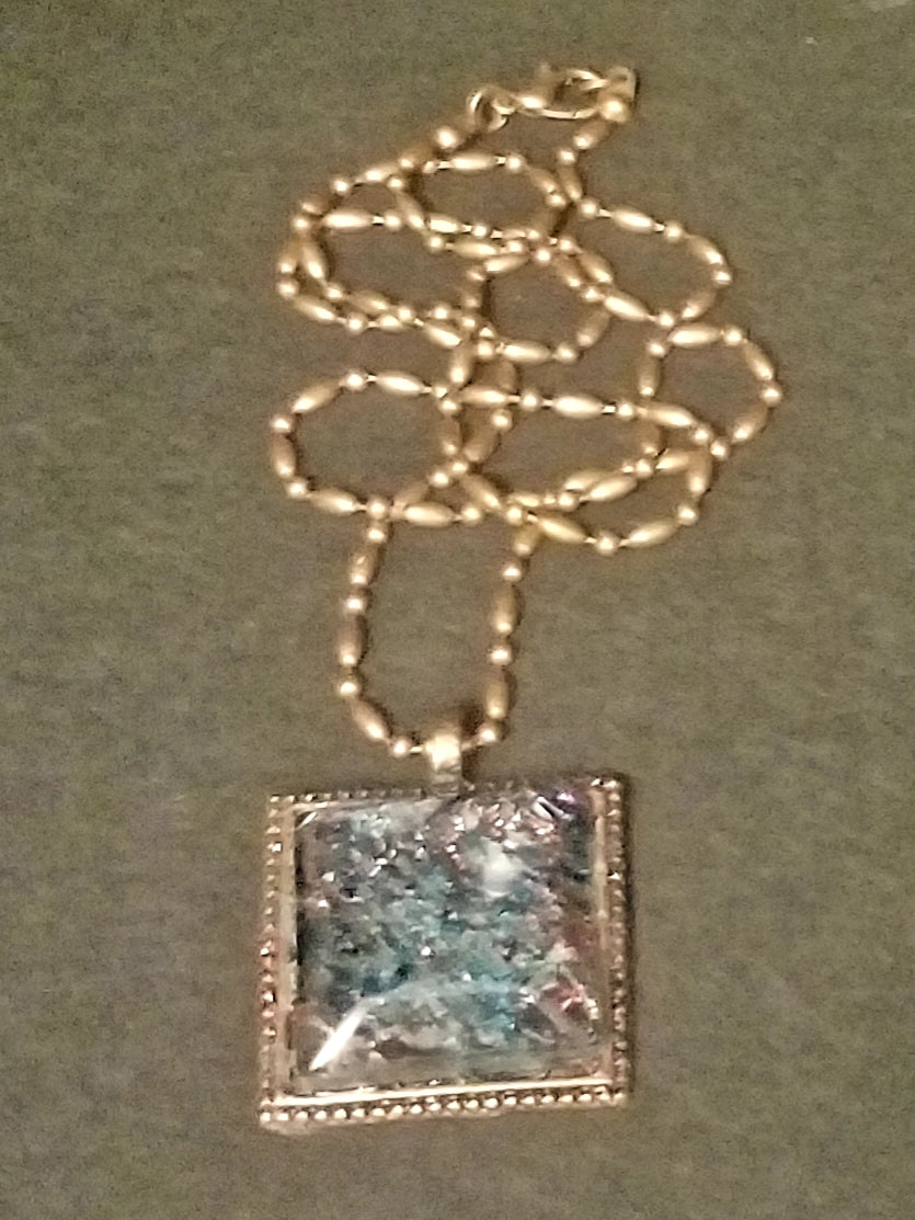 Shattered Universe Cabochon Necklace