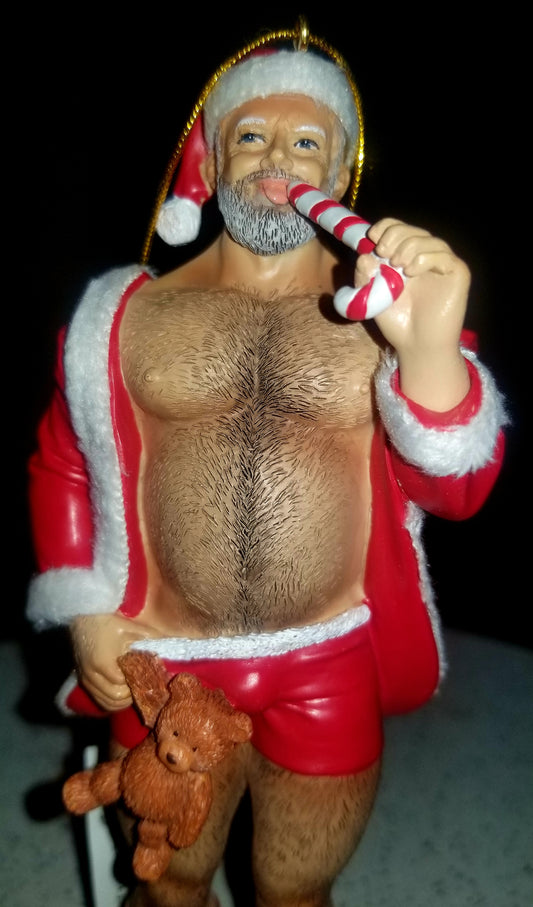 Santa Bear Ornament