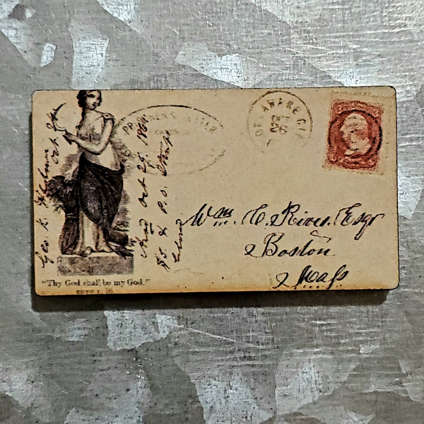 Vintage Postage Magnet
