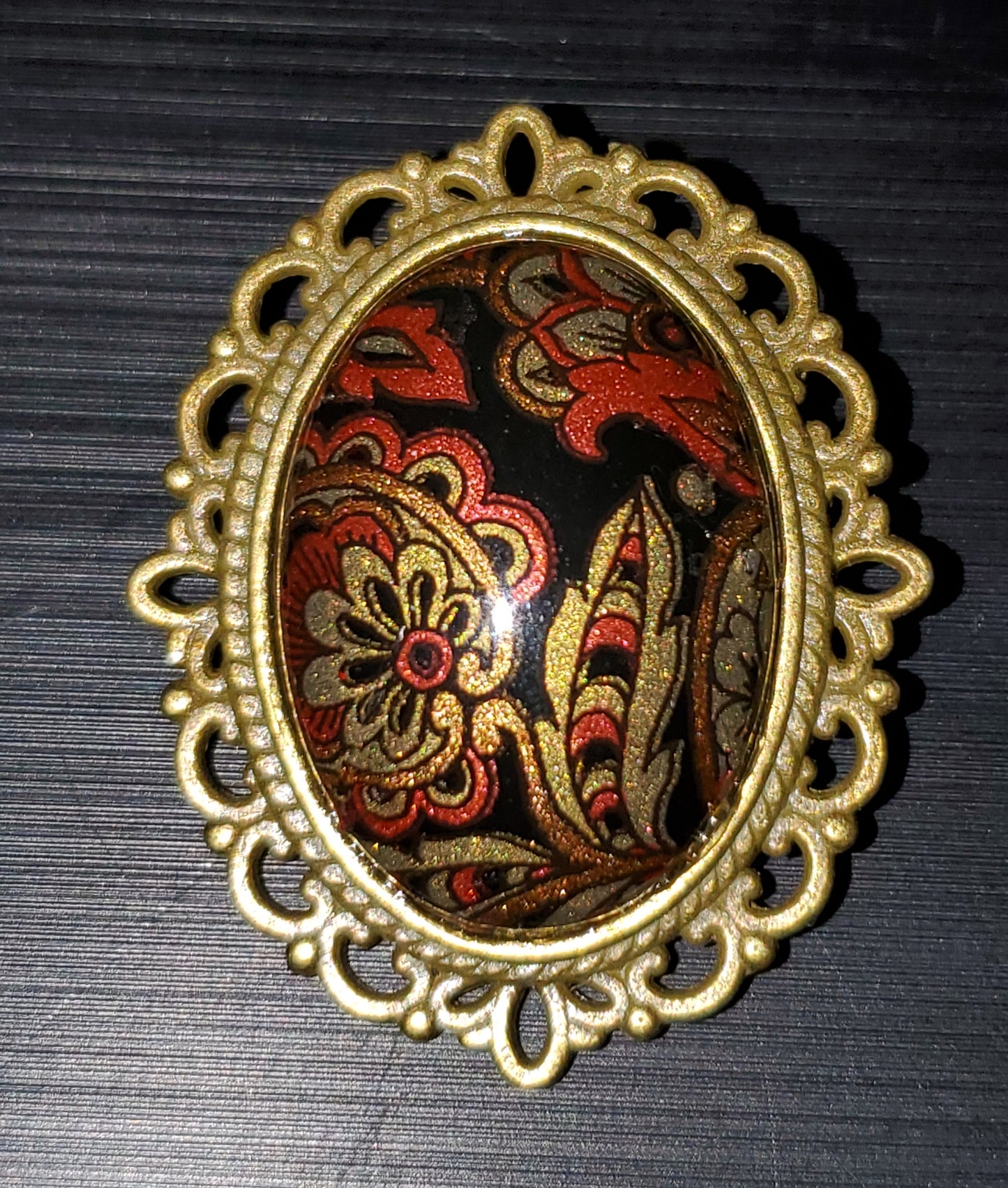 Paisley Brooch