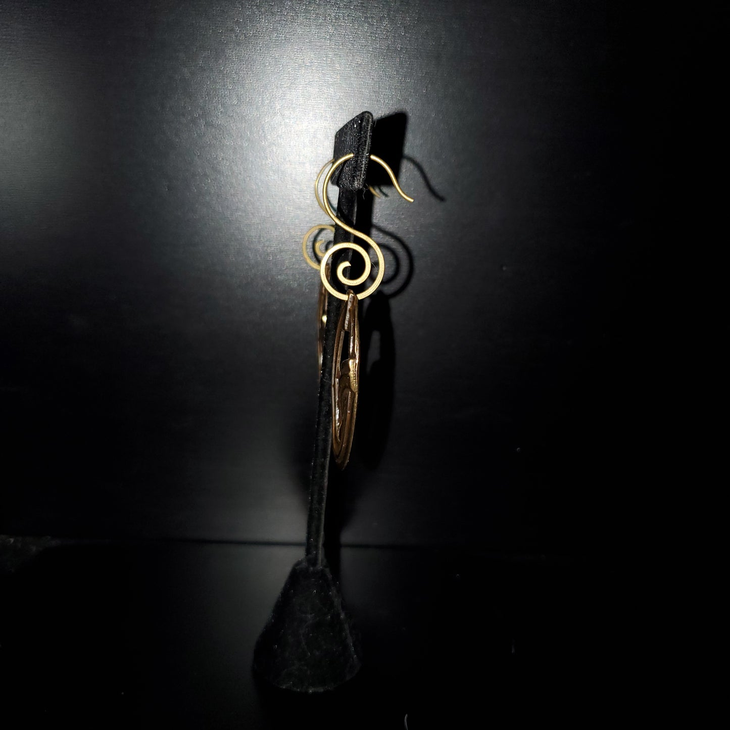 Gallo Raw Brass Earrings