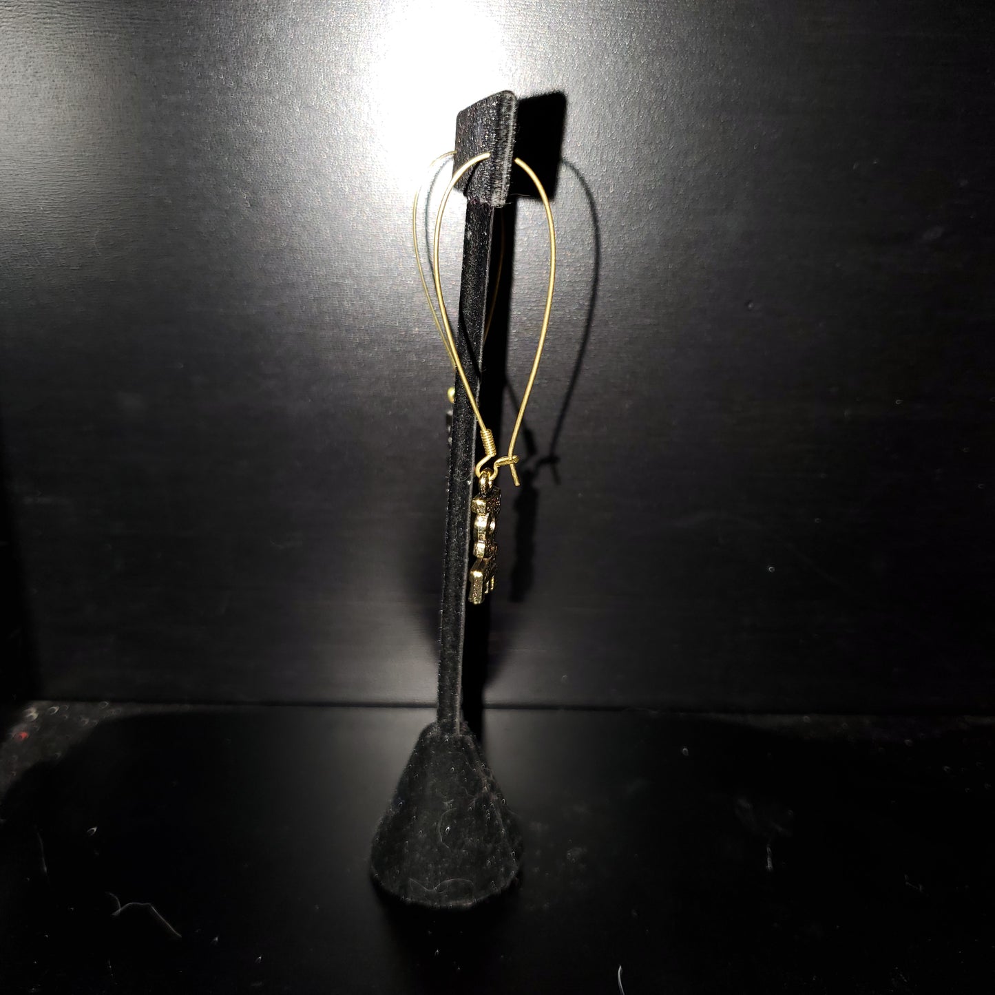 Love Raw Brass Earrings