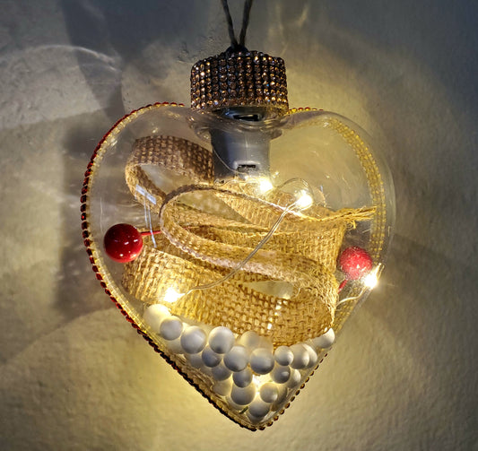 LED Heart Ornament