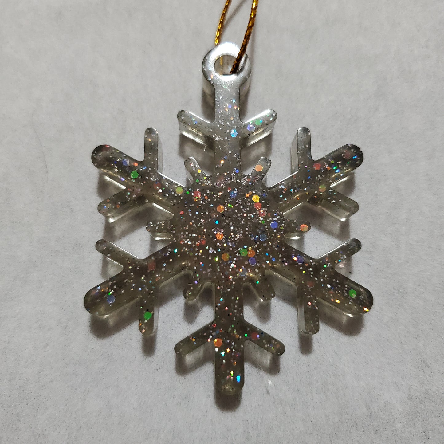Black Ice Snowflake Ornament Set