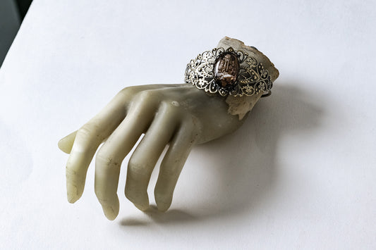 Vintage Gypsy Corpse Cabochon Bracelet