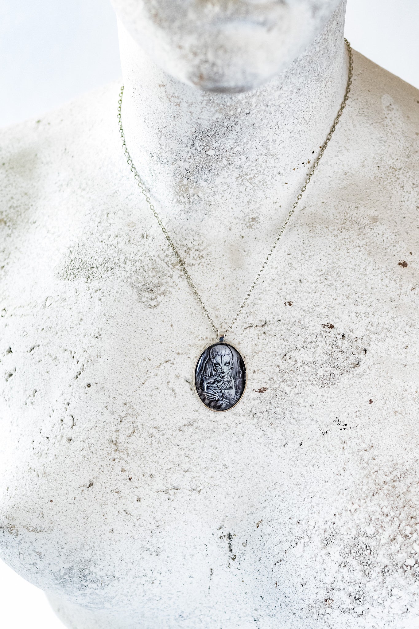Dead Alice Cabochon Necklace