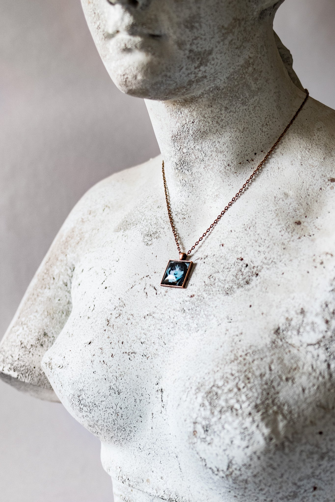 Mistress of the Dark Cabochon Necklace