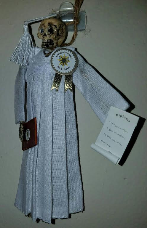 White Graduation Minion