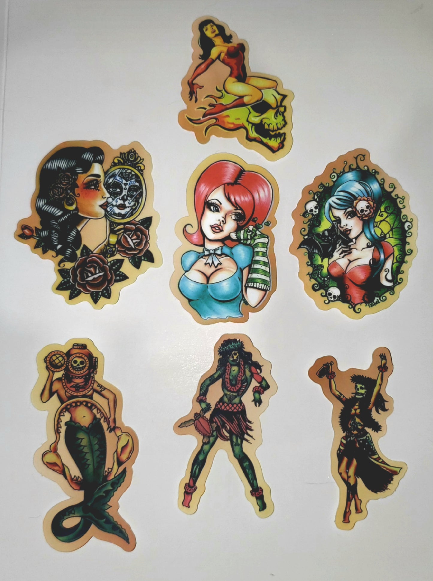 Pin Up Sticker Packs