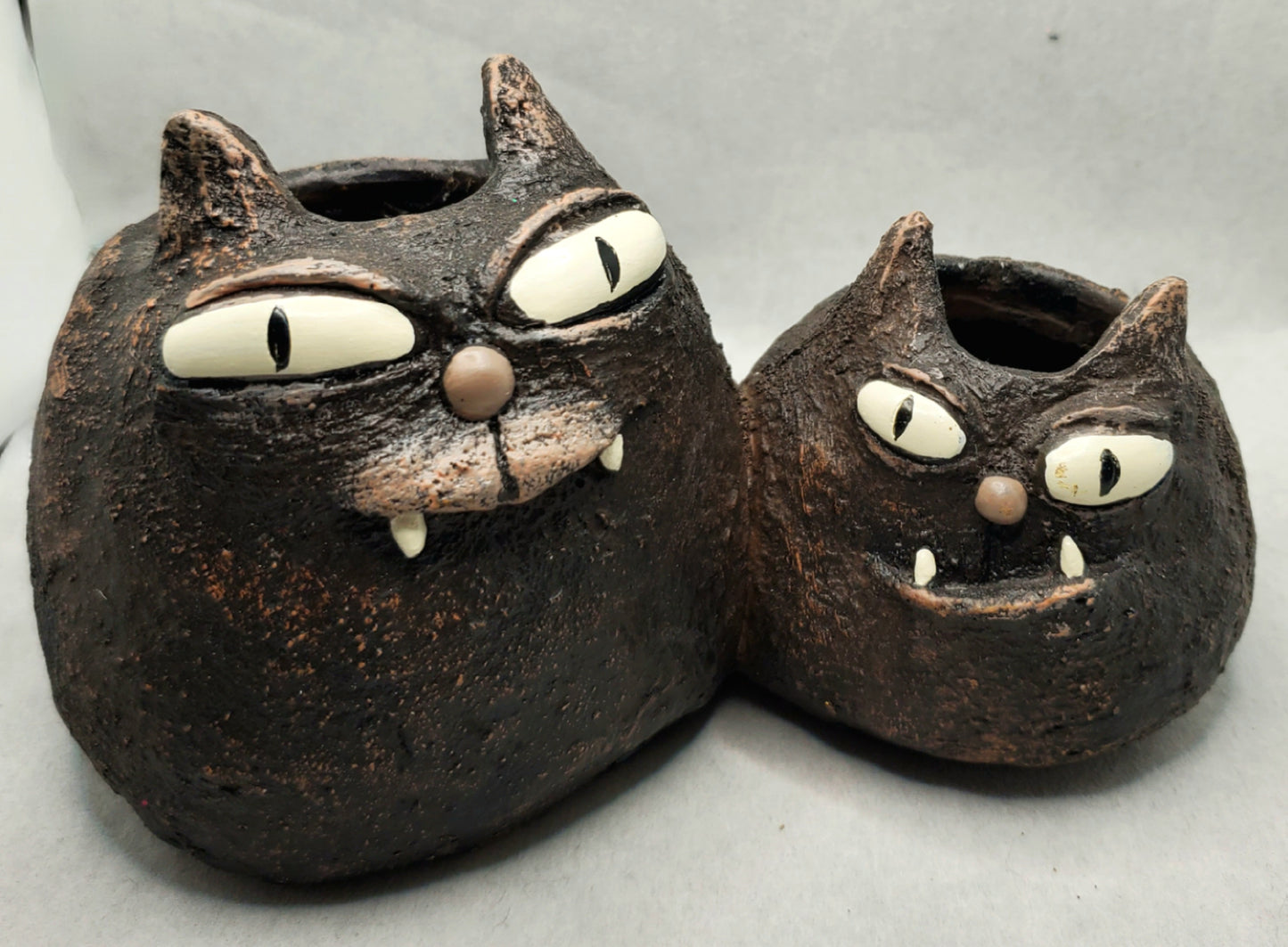 Spooky and Fang Cat Planters by Blob House™