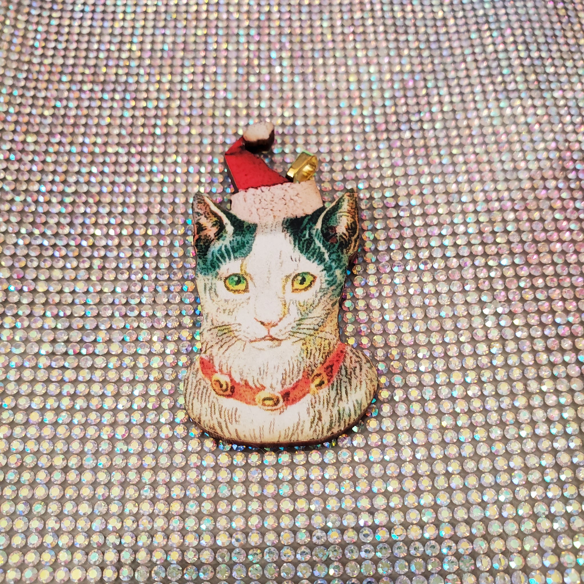 Christmas Kitty Ornament #10