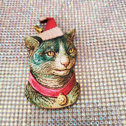 Christmas Kitty Ornament #8