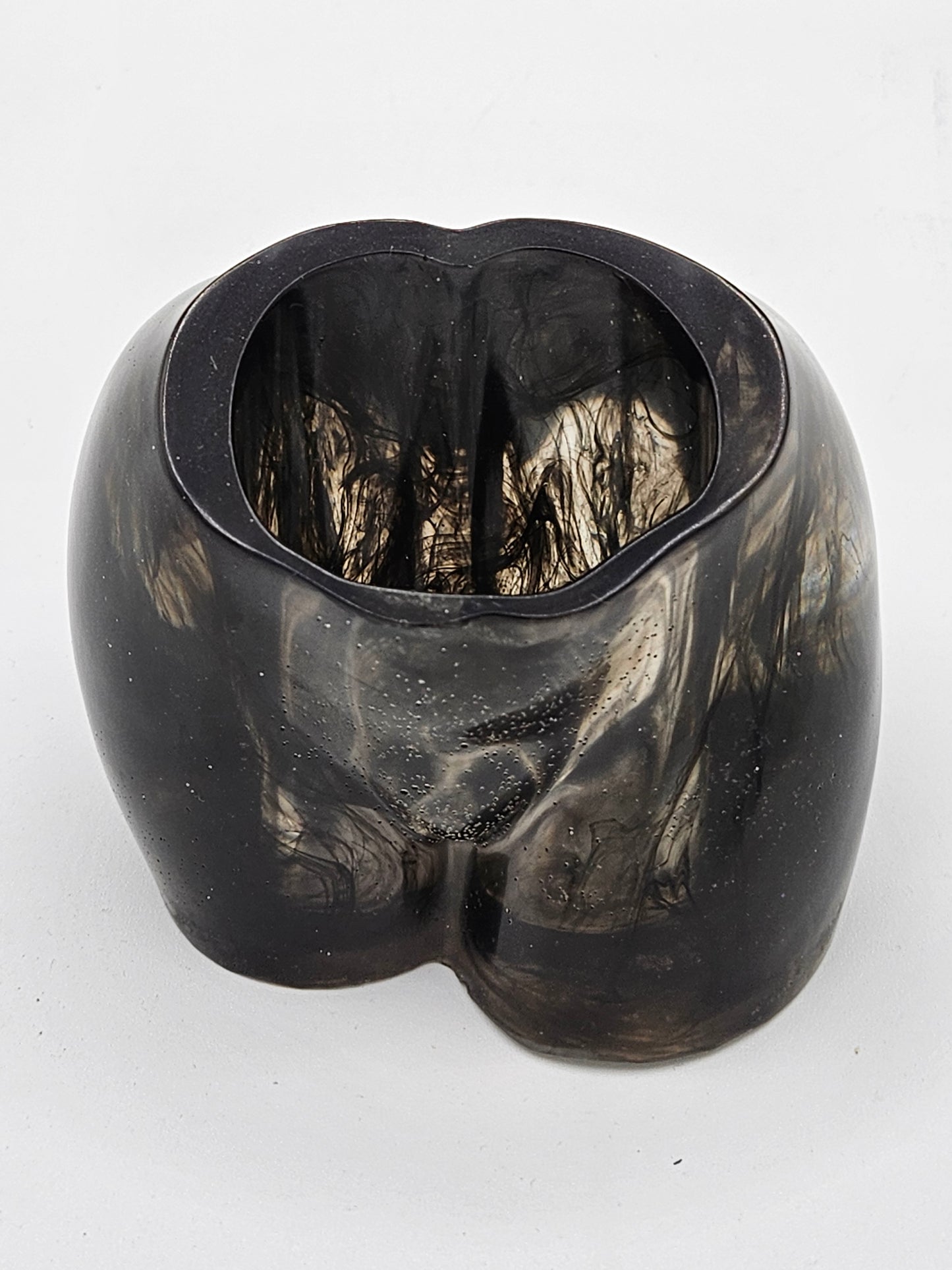 Midnight Smoke Luscious Derriere Vase