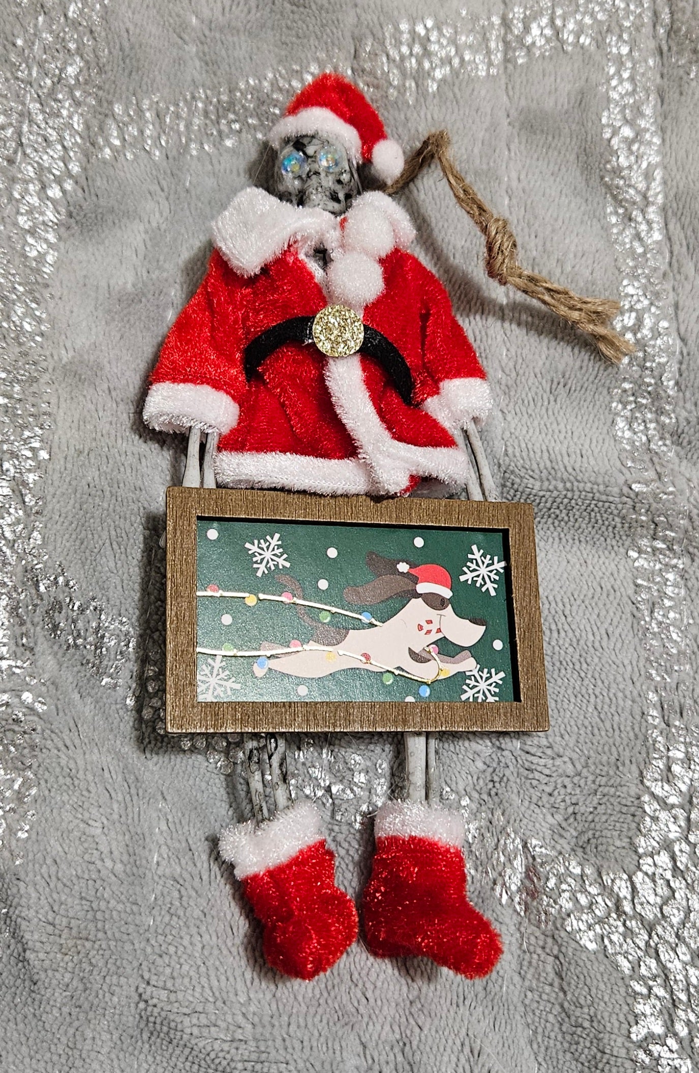 Creepy Claus - Playful dog