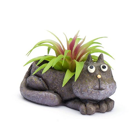 Baby Violet Cat Mini Planter by Blob House™