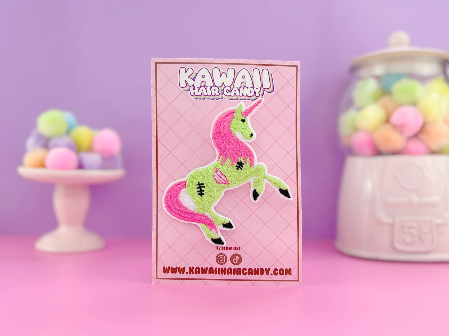 Zombie Unicorn Fashion Hair Clip For Women