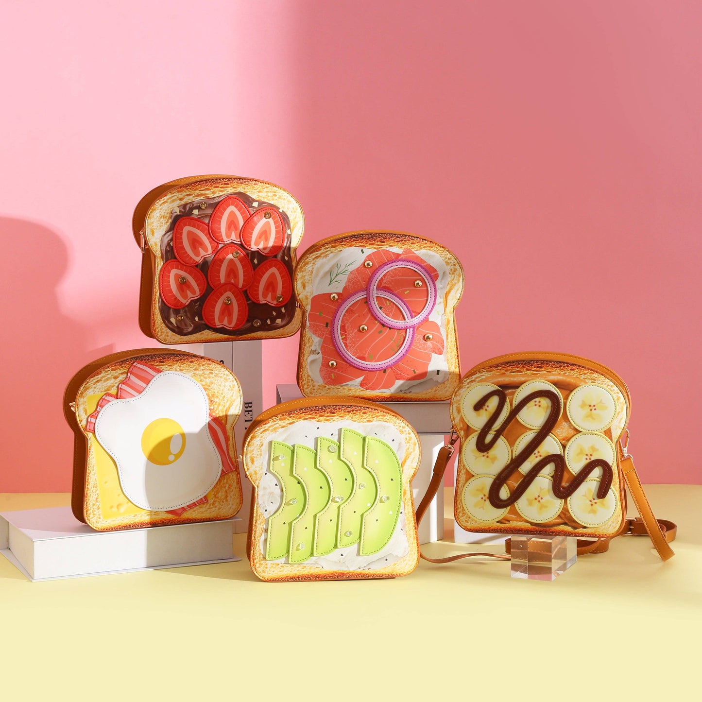 Egg Bacon and Cheese Toast Crossbody