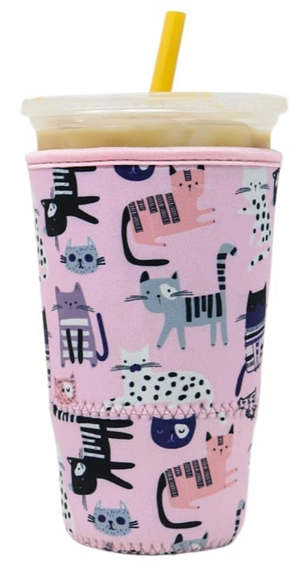 Pretty Kitties Large Iced Drink Sleeve