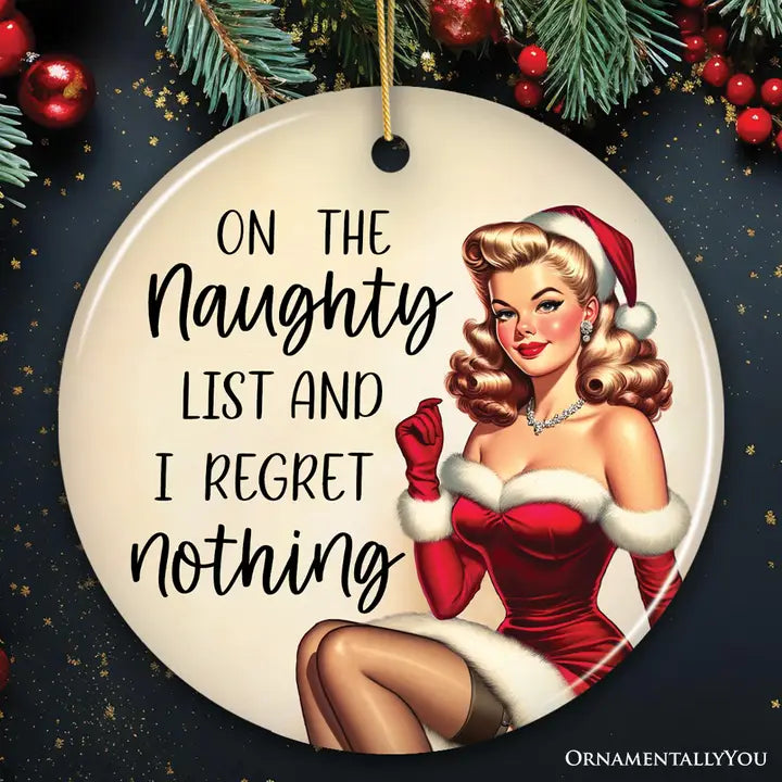 On the Naughty List Ornament