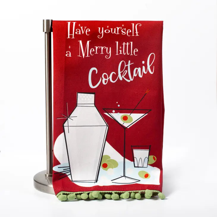 Have Yourself A Merry Little Cocktail Tea Towel