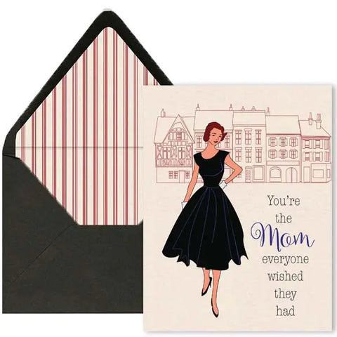 Vintage Fashion Mom Mothers Day Card