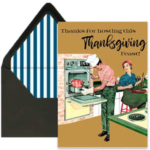 Thanksgiving Hosts Greeting Card