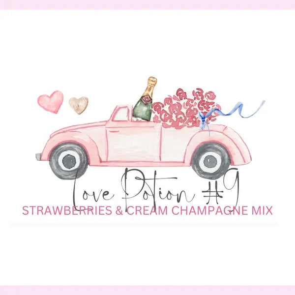 Valentine's Day Love Potion #9 Strawberry Champagne Mix