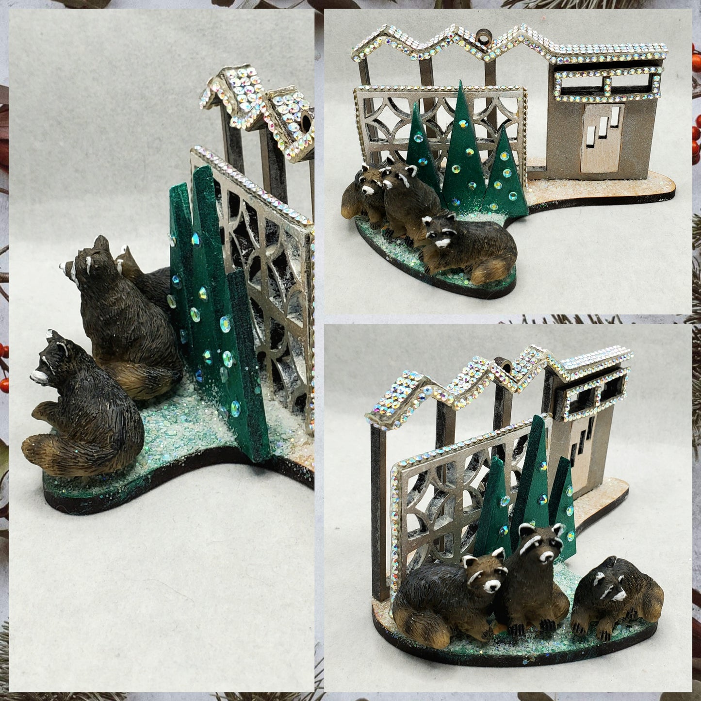 Trash Panda MCM Ornaments