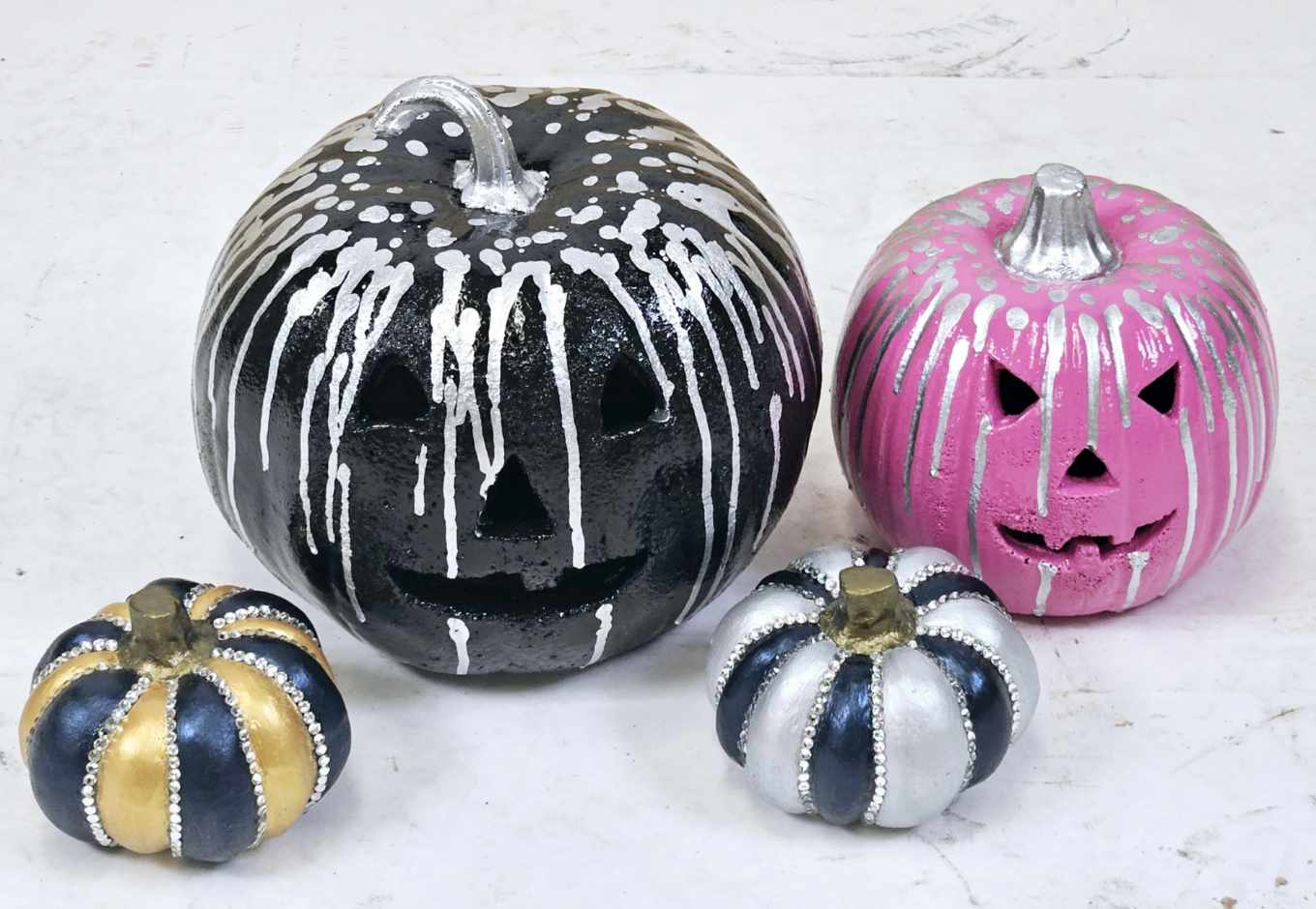 Glitz Gourd - Silver/Black