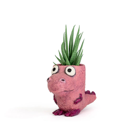 Puff Pink Dragon Kid Planter by Blob House™