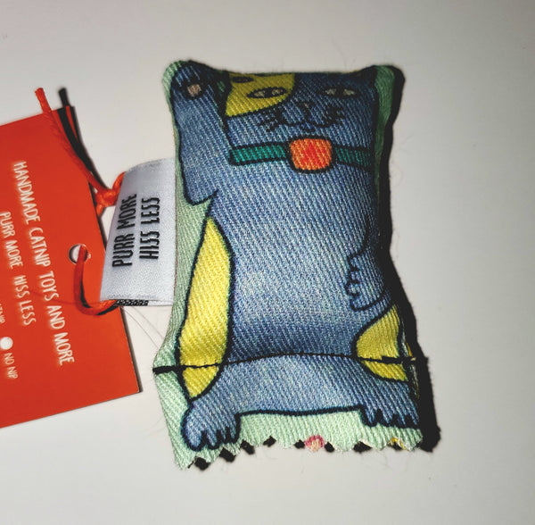 Green Beans Mini Catnip Kicker Cat Toys | Silver Vine Cat Nip Blend