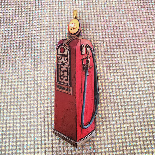 Vintage Gas Pump Ornament
