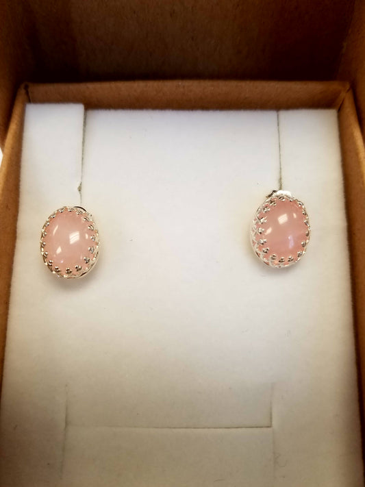 Rose Quartz Earrings