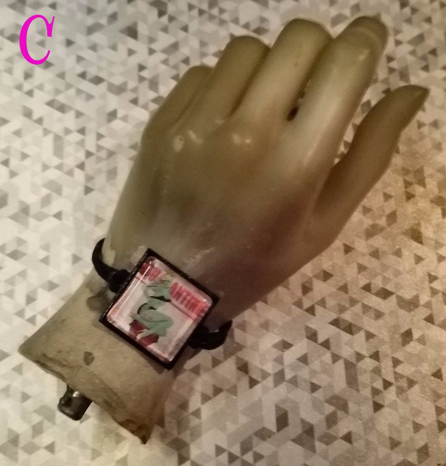 Zombie PinUp Cabochon Bracelet